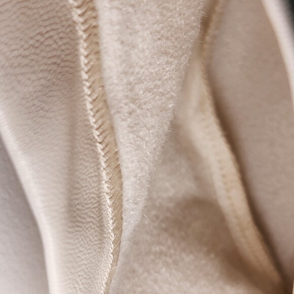 $129 Lucy Paris Women White Faux Leather Short-Sleeve Blouse Top T-Shirt Size XS - Picture 11 of 16